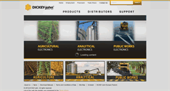 Desktop Screenshot of dickey-john.com